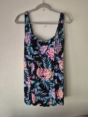 Paradise Bay Floral Print One Piece Swimsuit 16